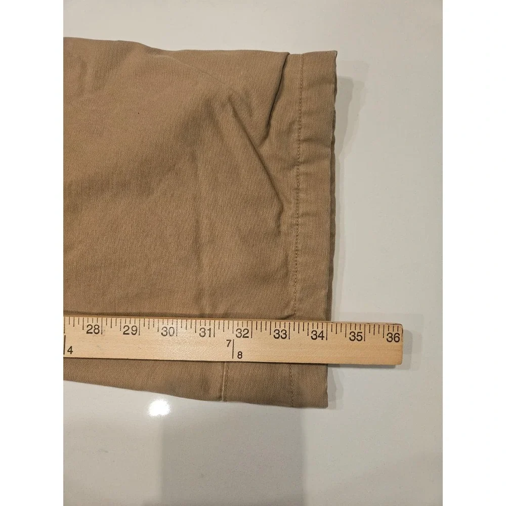 LL Bean Katahdin Iron Works Fleece Lined Carpenter Pants Mens 40x34 Work Utility